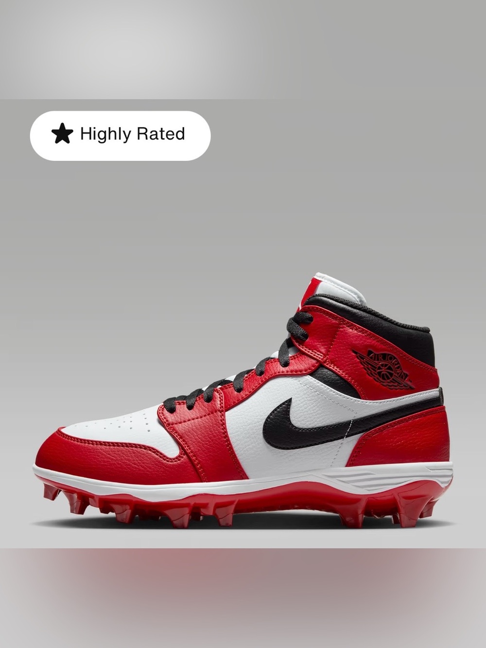 Jordan 1 Mid Football Cleat